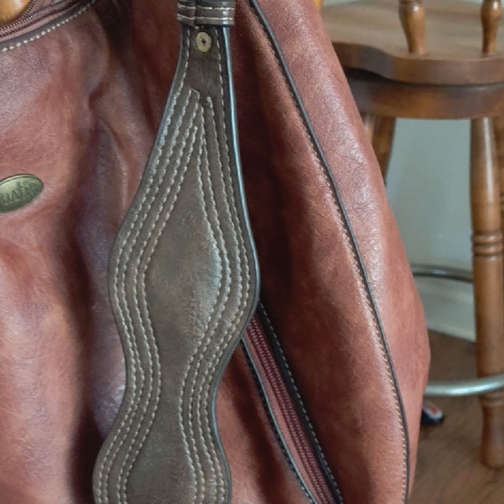 Justin Boots Tan Leather Handbag - Picture 3 of 15